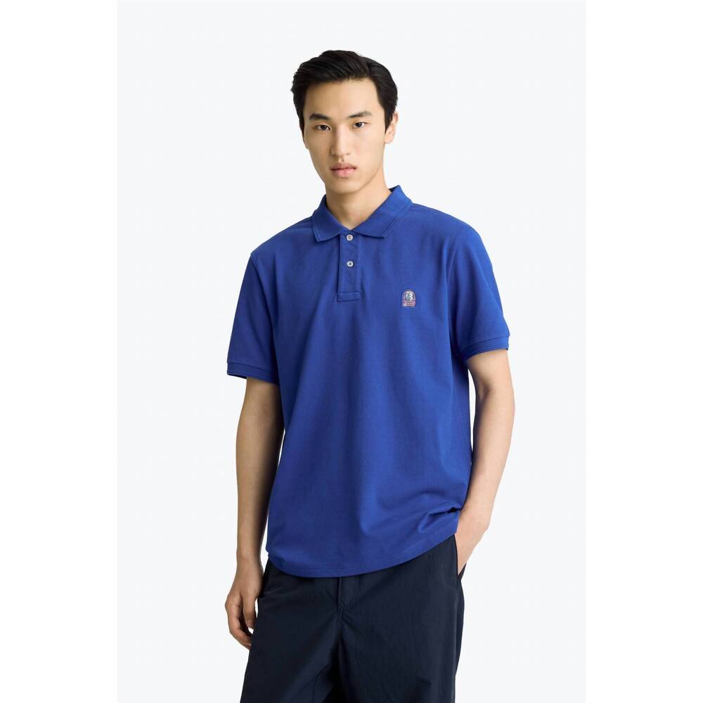 NEW PARAJUMPERS wellington polo shirt in royal